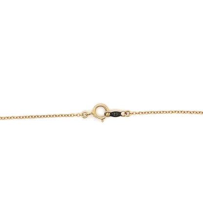 14K Yellow Gold 0.4 Ct 18" Solitaire Necklace