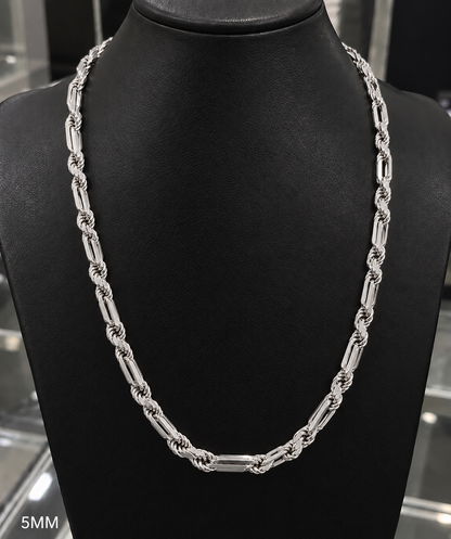 5MM Figarope Milano Chain & Bracelet