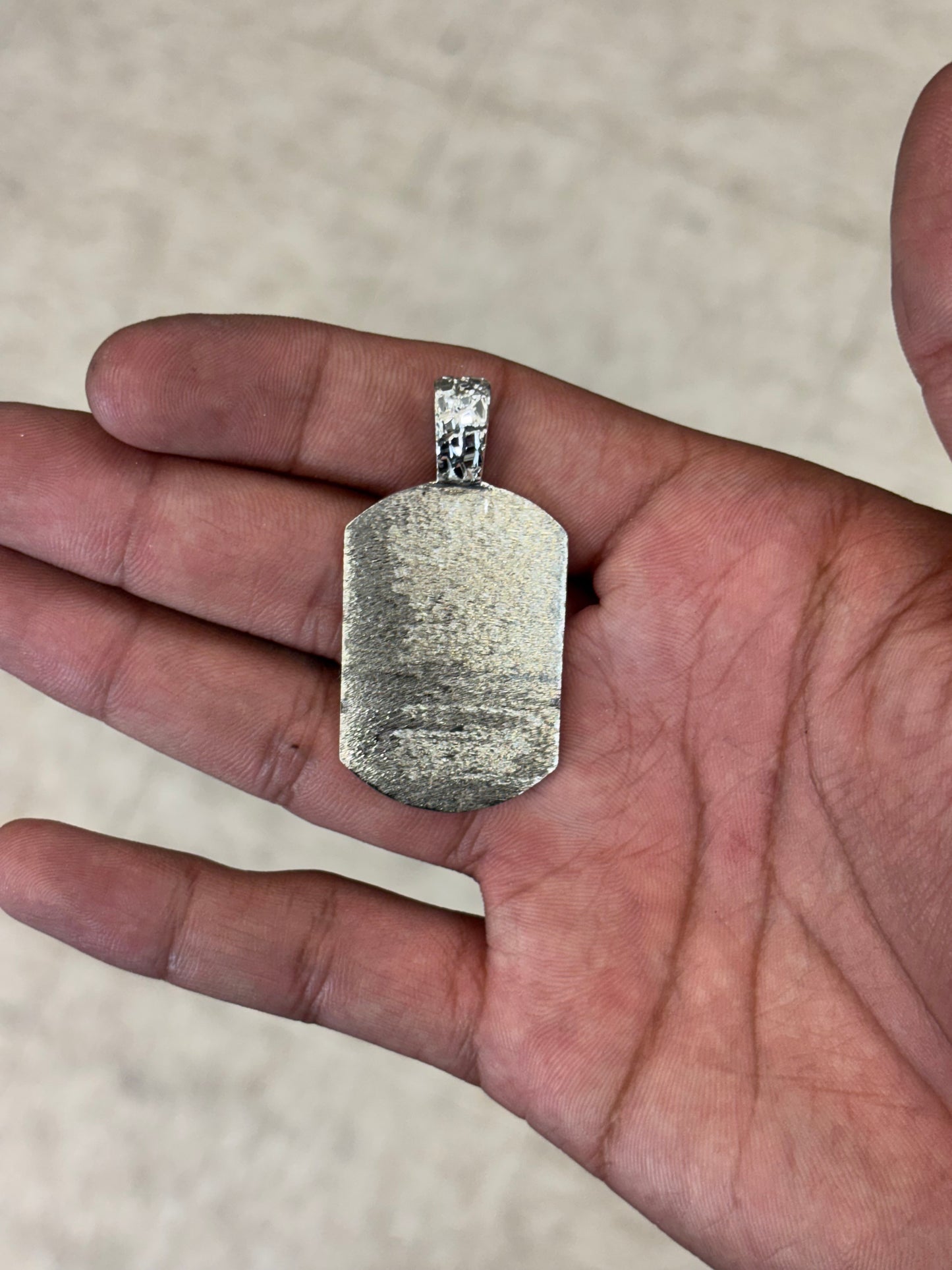 925 Silver Nugget Charm Pendant