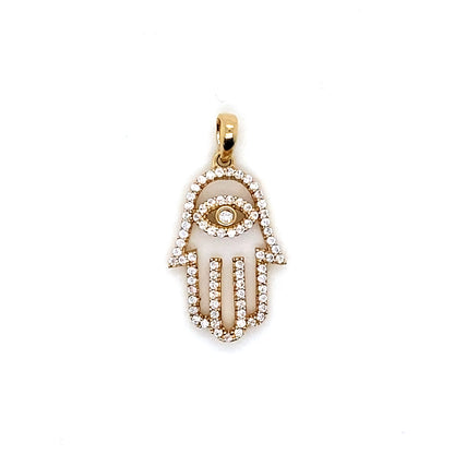 Hasma Hand In 14K Yellow Gold
