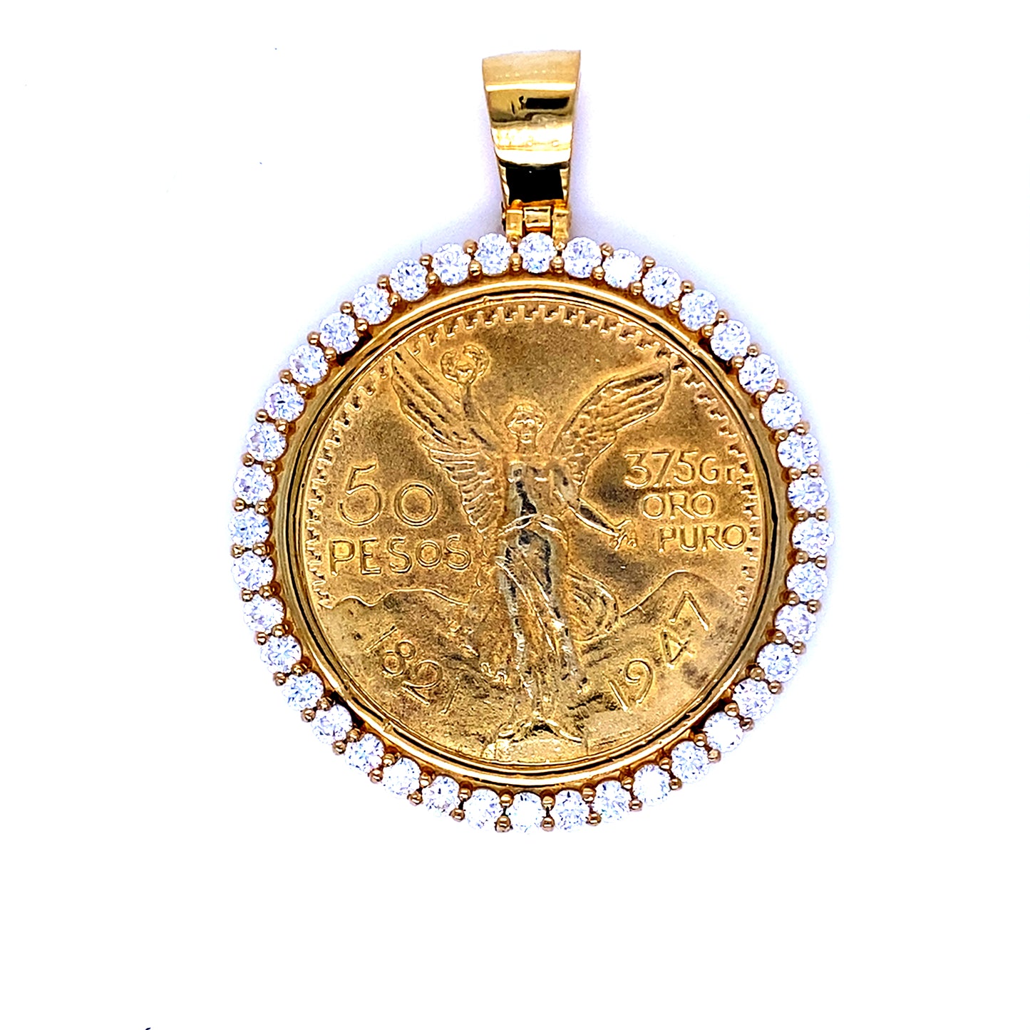 Centenario Medallion In 925 Sterling Silver