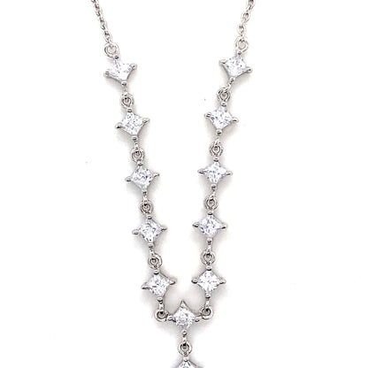 925 Sterling Silver Women’s Cocktail Necklace