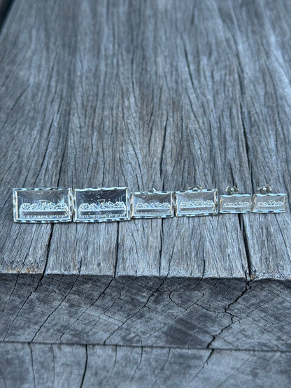 925 Silver Last Supper Earrings