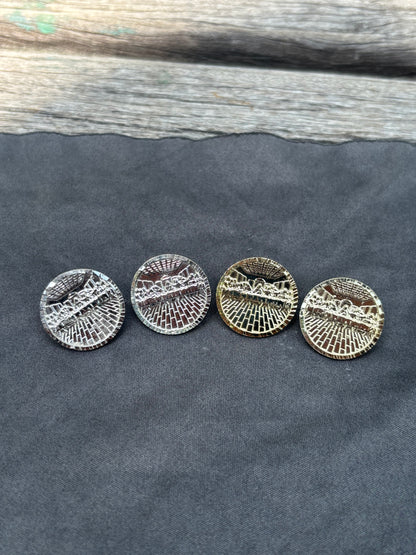 925 Silver Last Supper Earrings