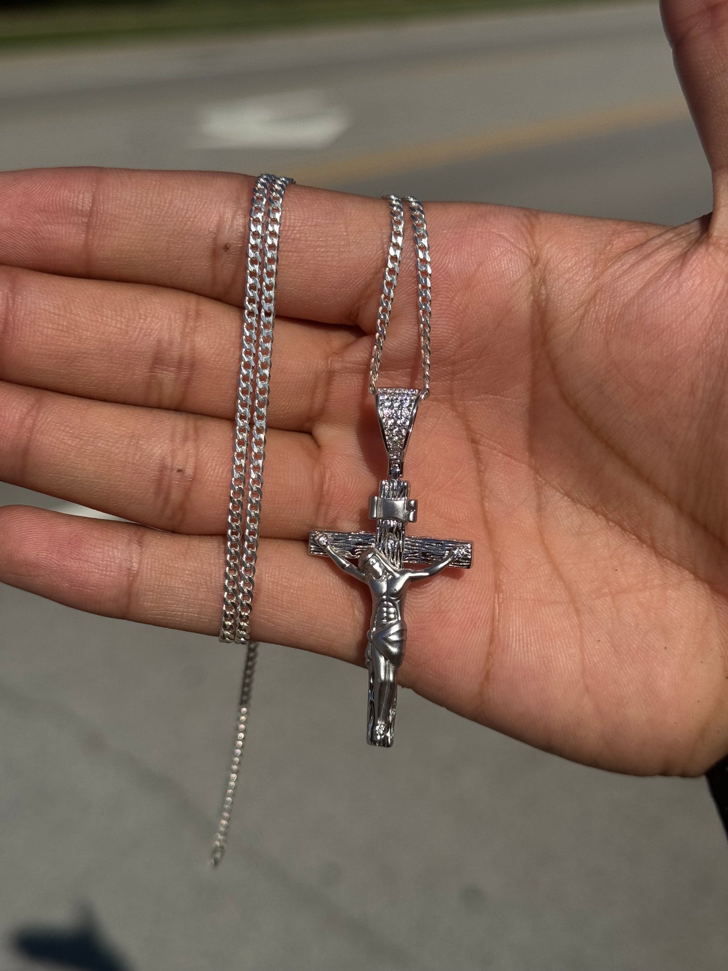 925 Sterling Silver Cross Pendant