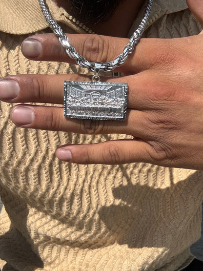 925 Silver Last Supper Pendant