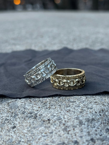 925 Silver Chino Spinner Ring