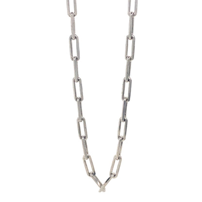 18” 3MM Paperclip Chain In 925 Sterling Silver