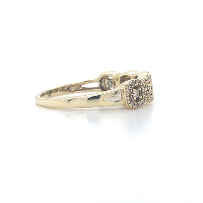 10K Yellow Gold Diamond Ring – .43 Ct Natural Stone