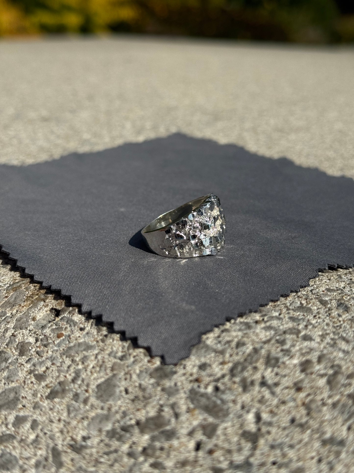 925 Silver Nugget Ring