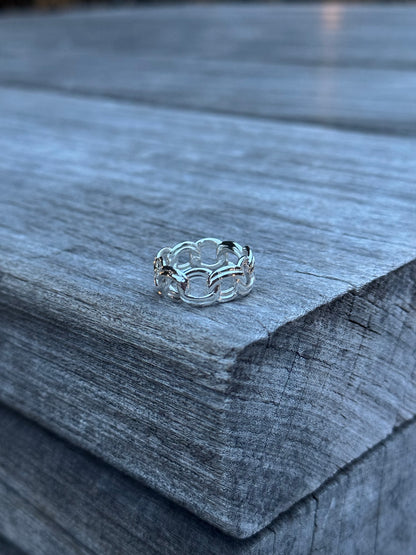 925 Silver Chino Band