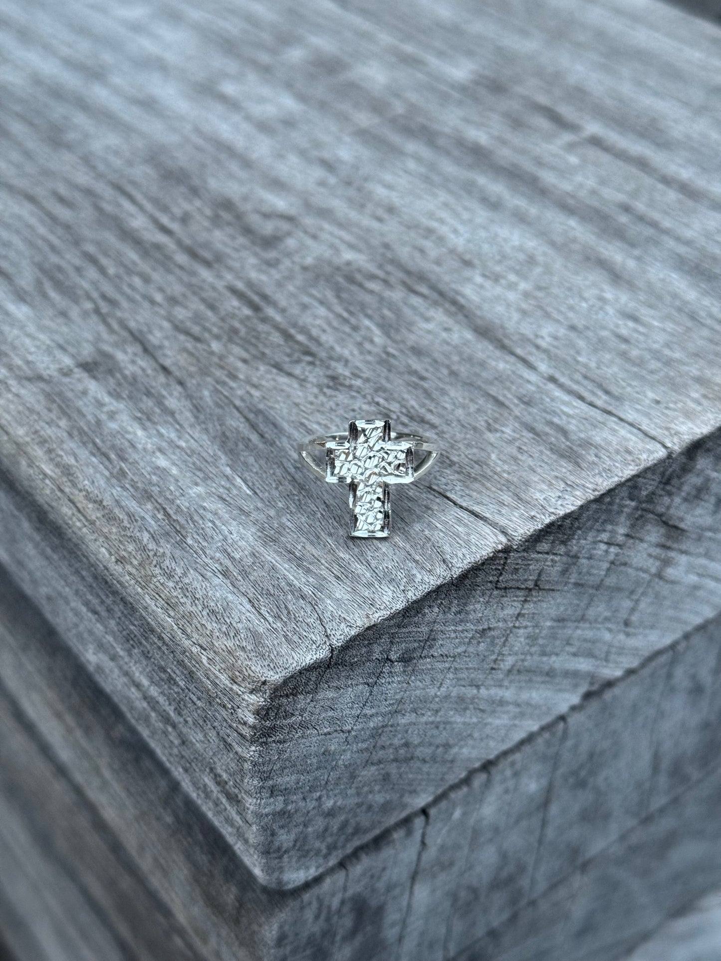 925 Silver Cross Ring