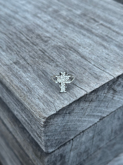 925 Silver Cross Ring