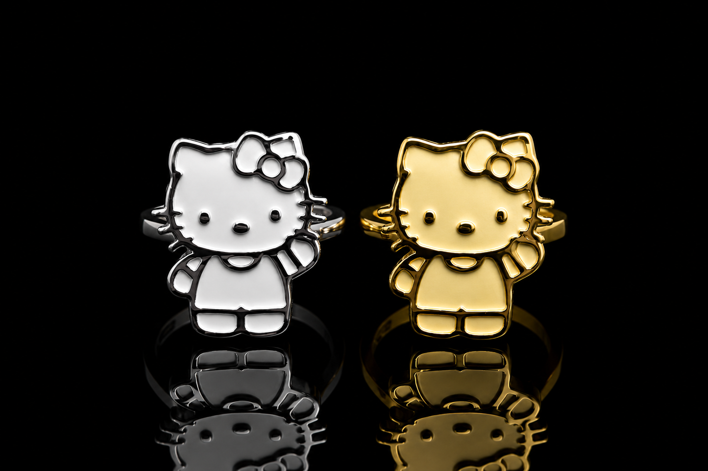 925 Silver Hello Kitty Body Ring