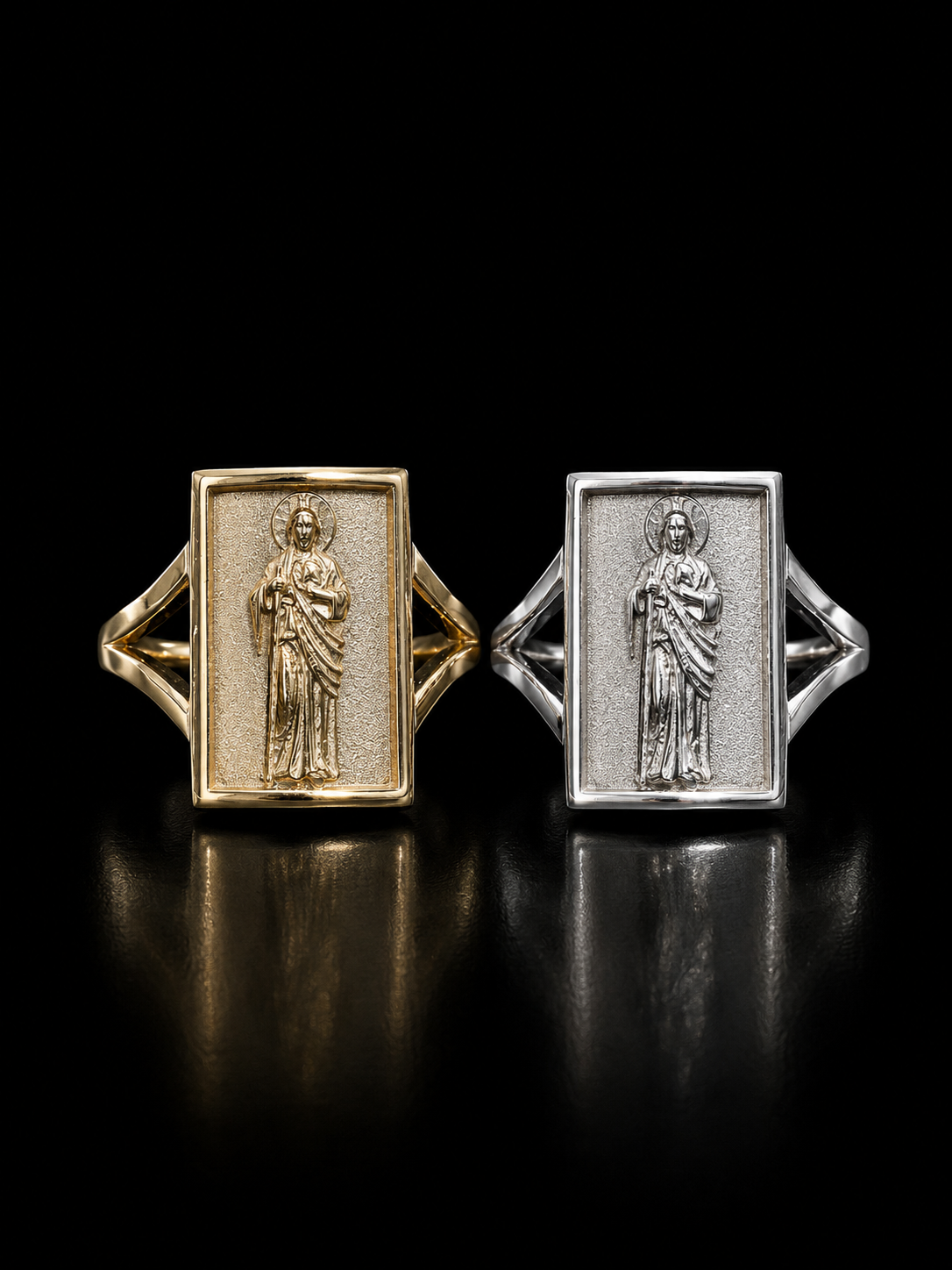 925 Silver San Judas Ring