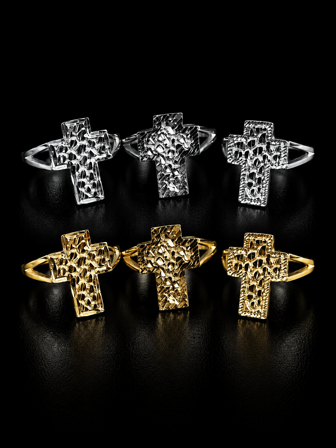 925 Silver Cross Ring