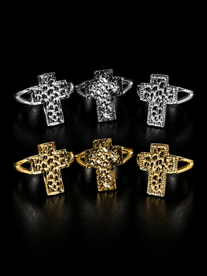 925 Silver Cross Ring