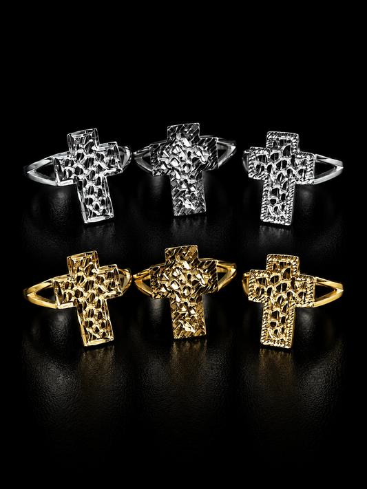Anillo Cruz de Plata 925