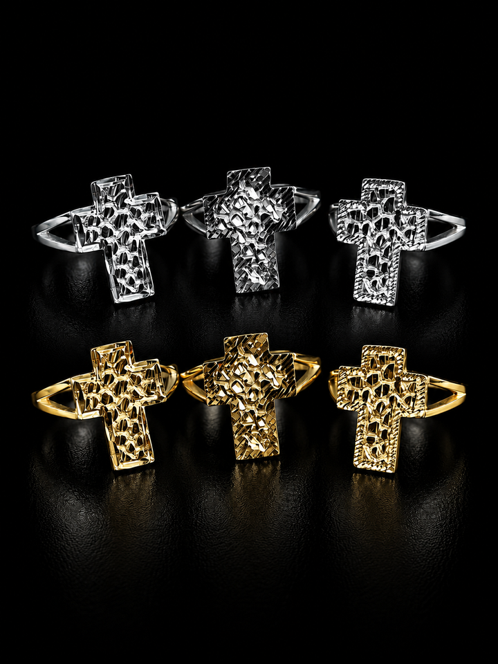 925 Silver Cross Ring