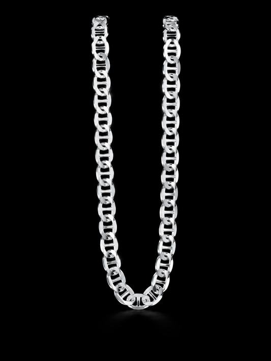 925 Silver 4.5MM Mariner Chain Necklace