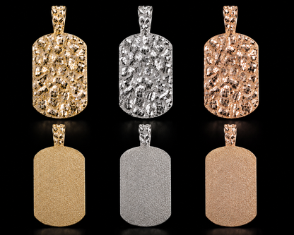 925 Silver Nugget Charm Pendant