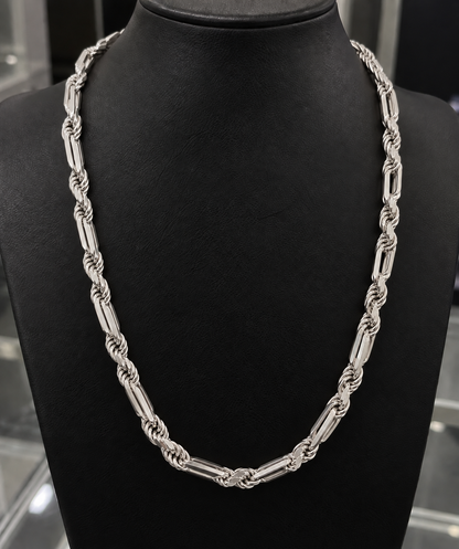 6MM Figarope Milano Chain & Bracelet