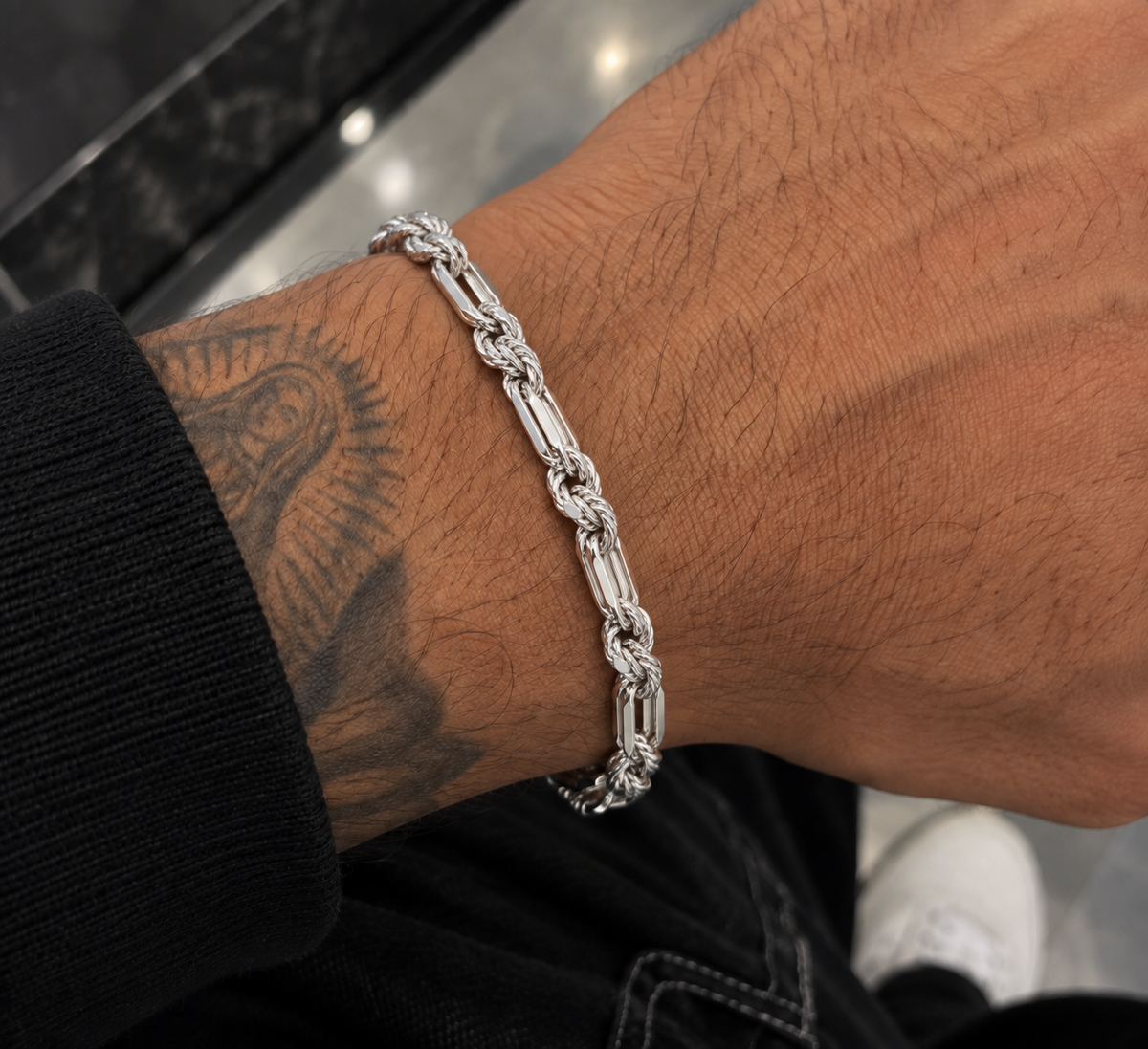 6MM Figarope Milano Chain & Bracelet