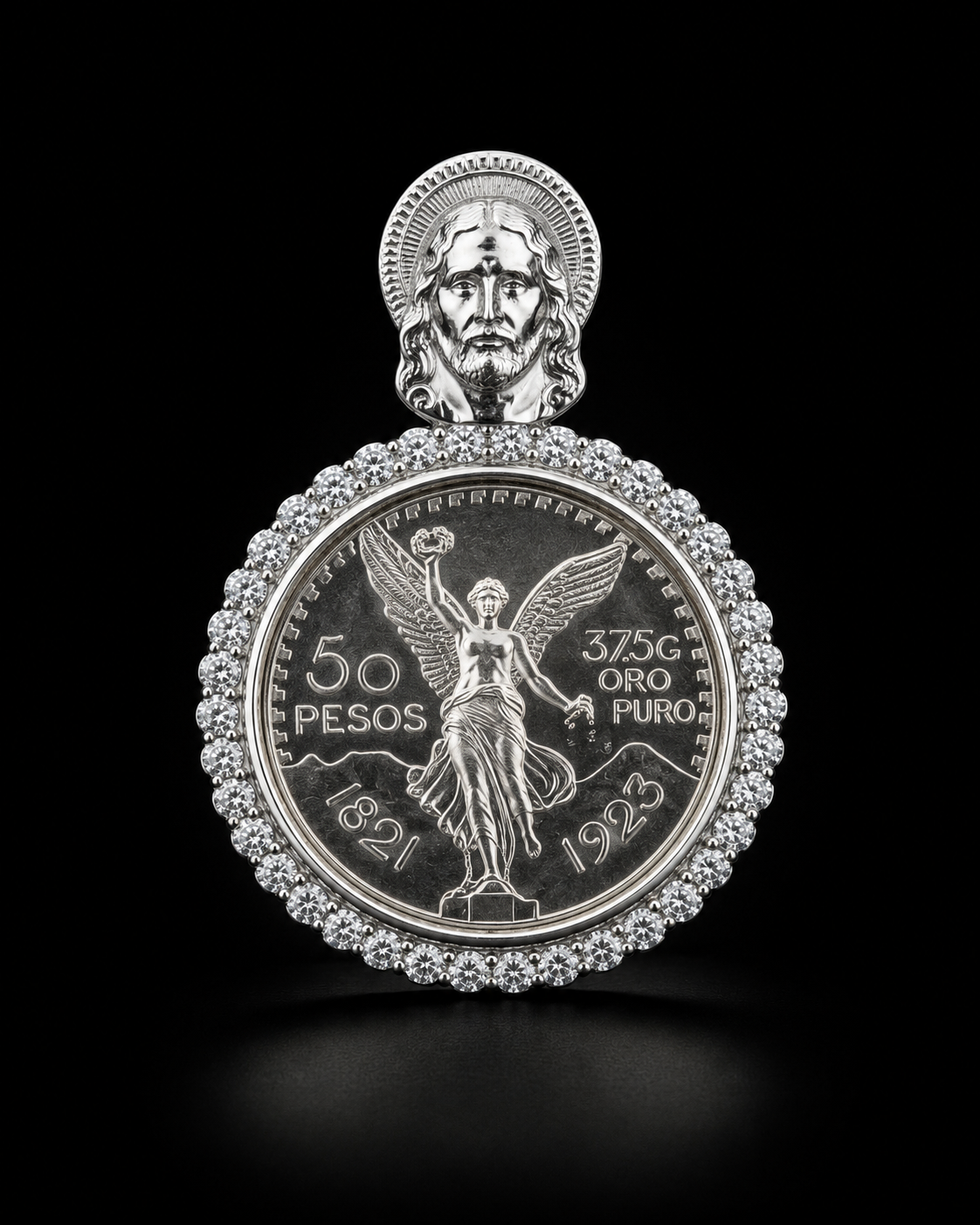 925 Silver San Judas Centenario Pendant