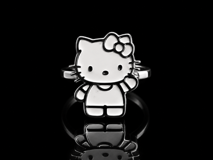 925 Silver Hello Kitty Body Ring