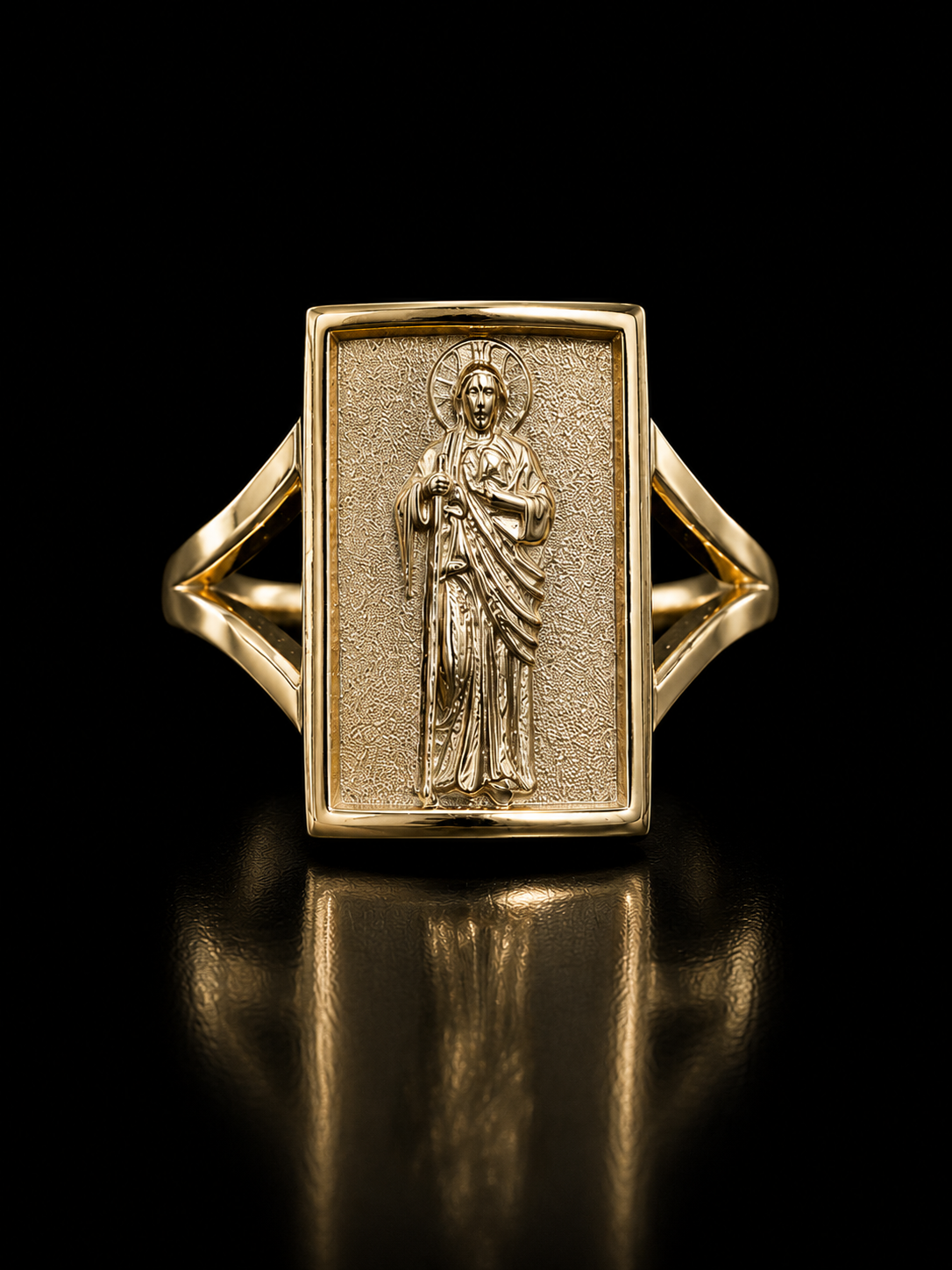 925 Silver San Judas Ring