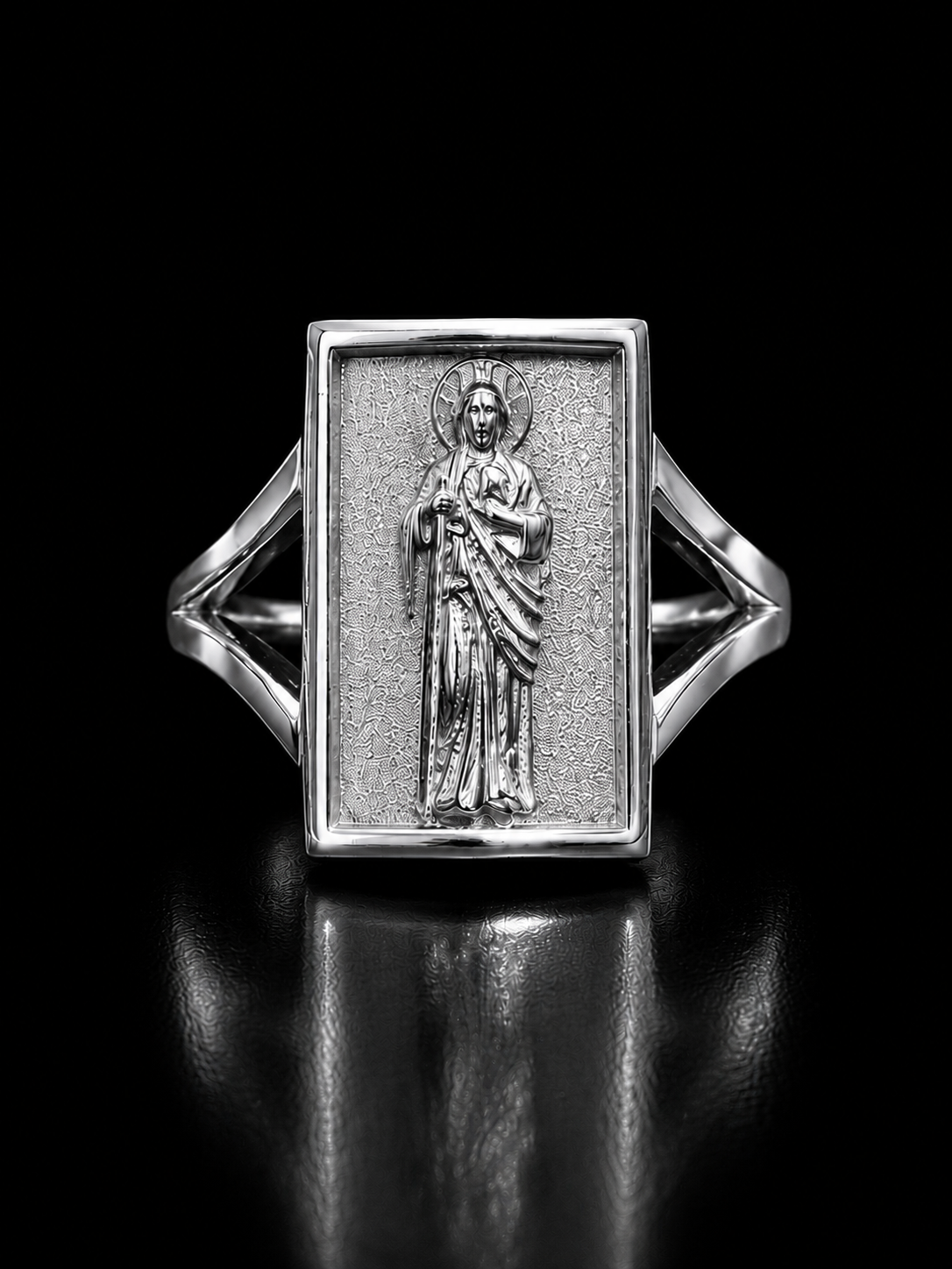 925 Silver San Judas Ring