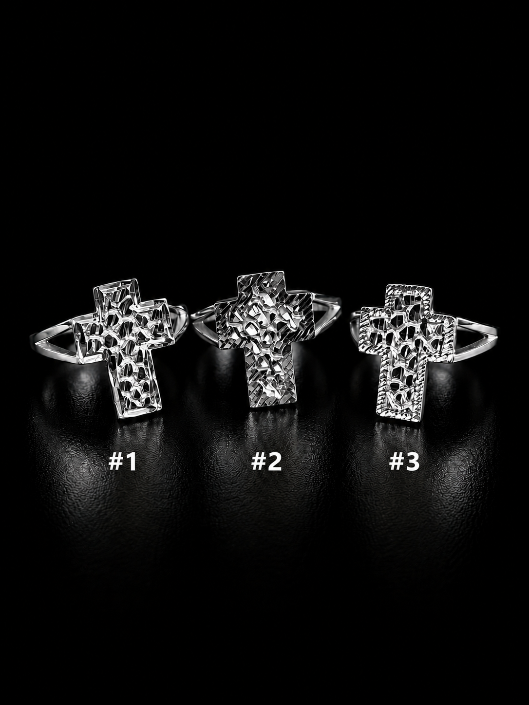 925 Silver Cross Ring