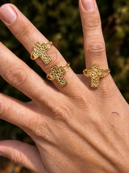 925 Silver Cross Ring