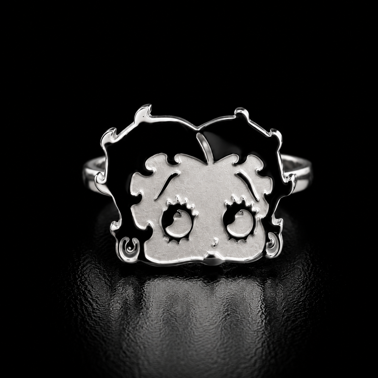 925 Silver Betty Bop Ring