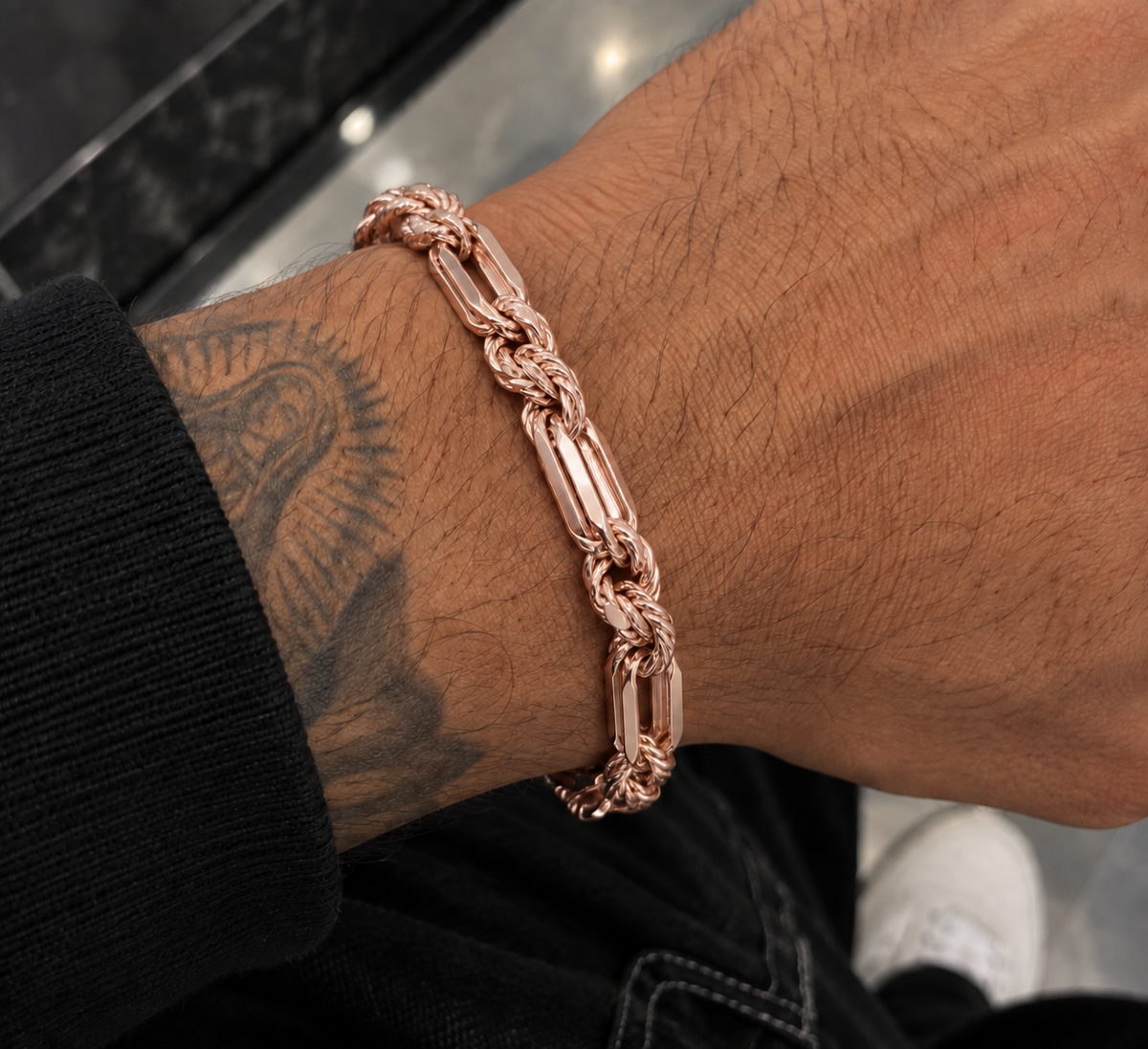 8MM Figarope Milano Chain & Bracelet