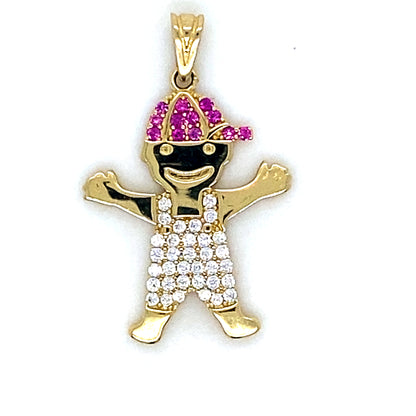 14K Yellow Gold Little Boy’s Charm