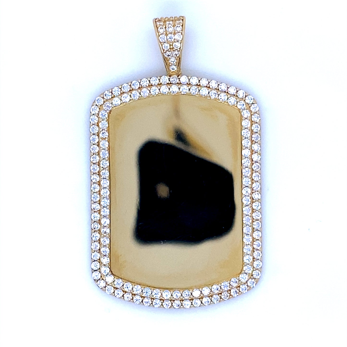 14K Yellow Gold Picture ID Pendant