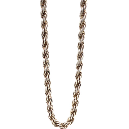 4MM 30.5” Rope Chain In 925 Sterling Silver Necklace