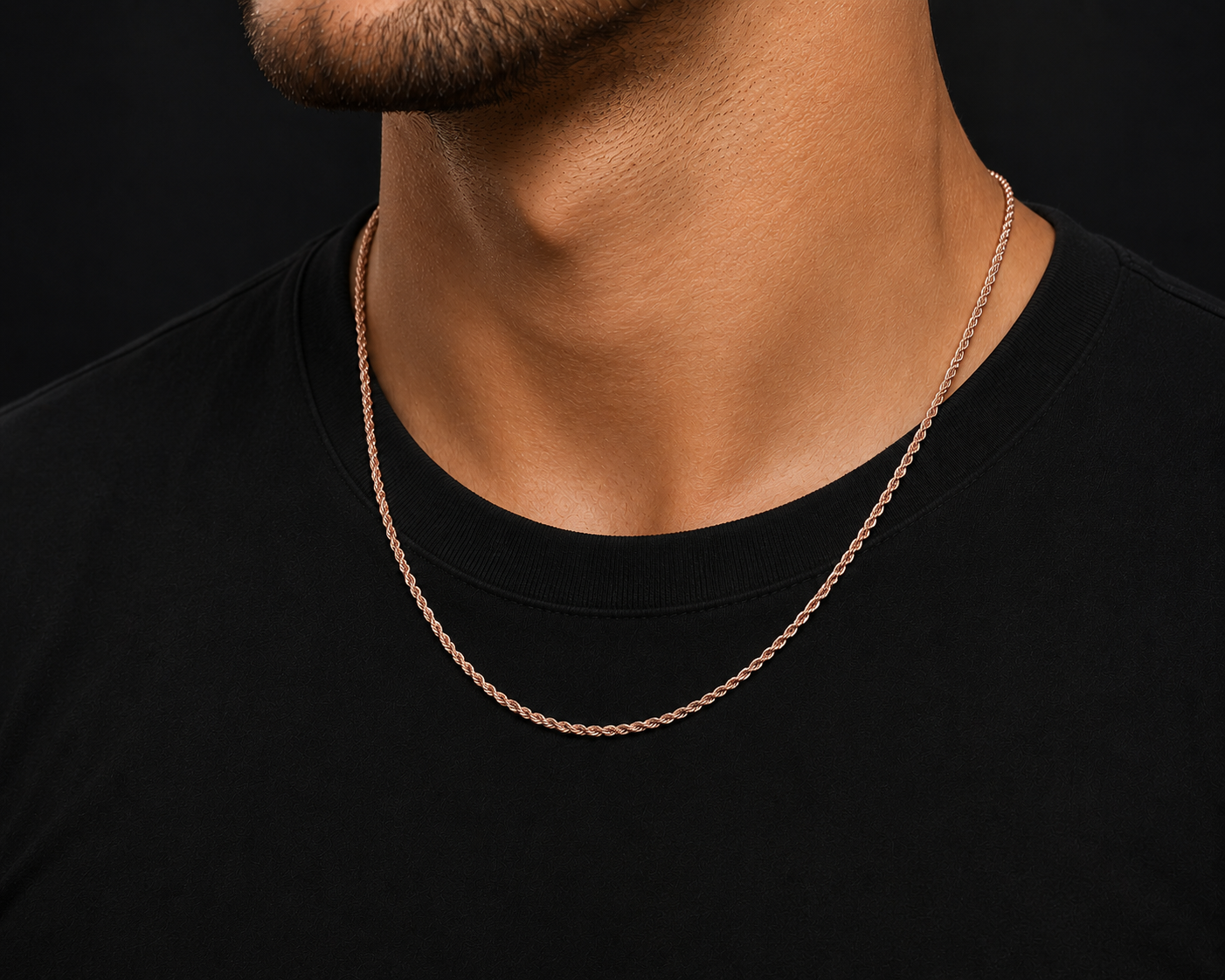 925 Sterling Silver 1MM Rope Chain