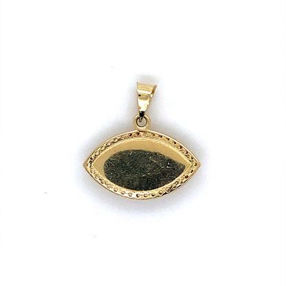 14K Yellow Gold Evil Eye