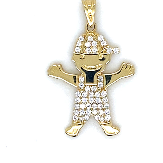 14K Yellow Gold Little Boy’s Charm