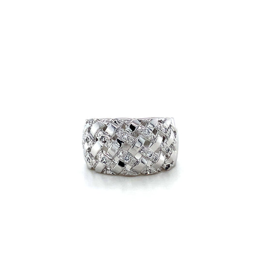Net Rings In 925 Sterling Silvers