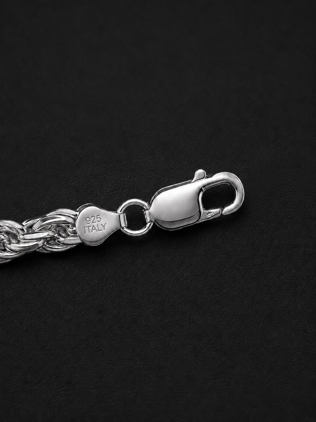925 Sterling Silver 2MM Rope Chain & Bracelet