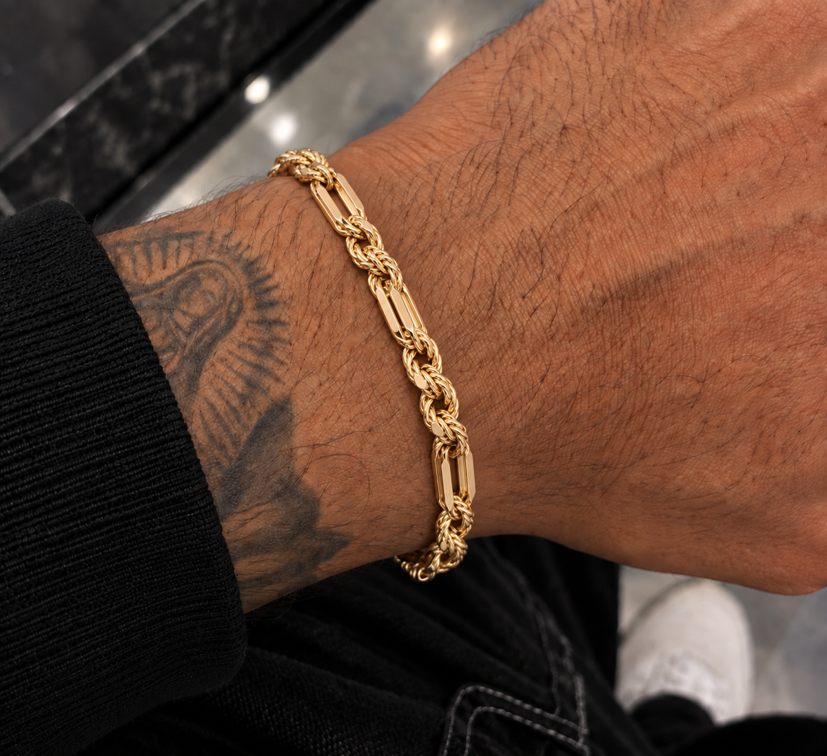 7MM Figarope Milano Chain & Bracelet in 925 Sterling Silver