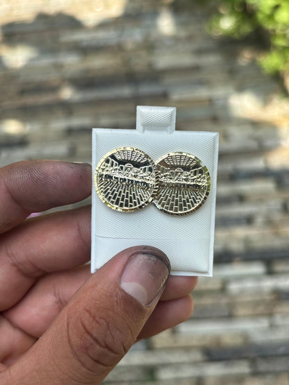 925 Silver Last Supper Earrings