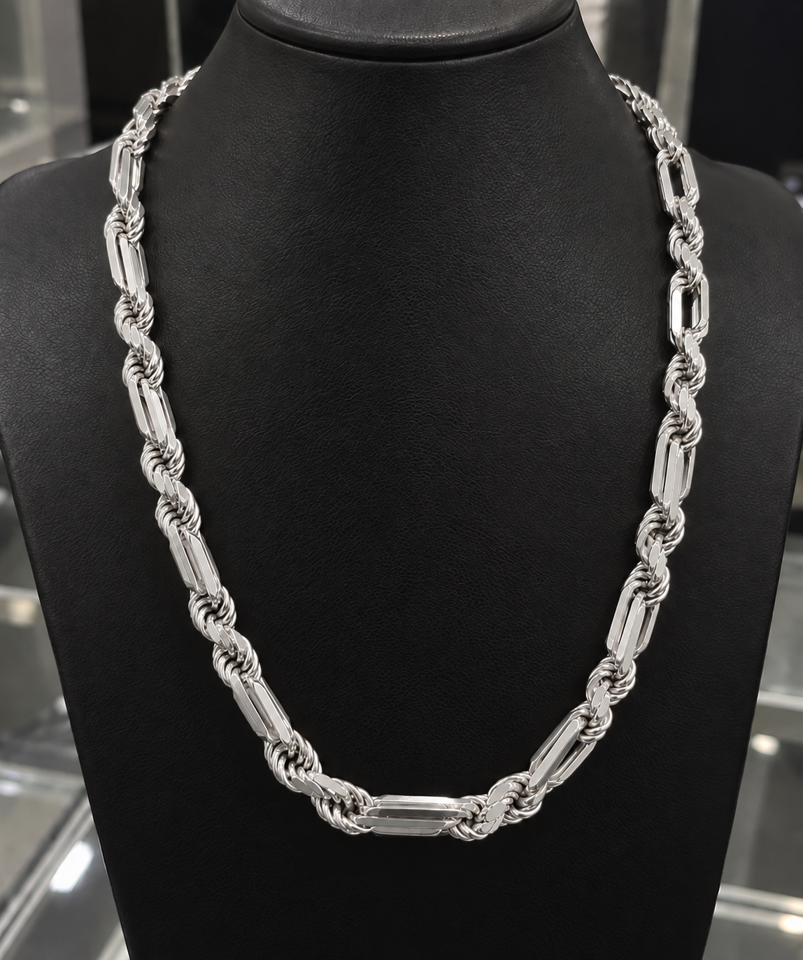 7MM Figarope Milano Chain & Bracelet in 925 Sterling Silver