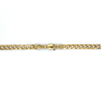 14K Yellow Gold 24” Curb Link Chain