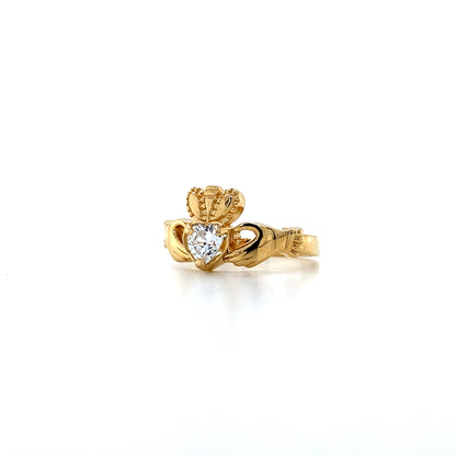 14K Gold Claddagh Ring