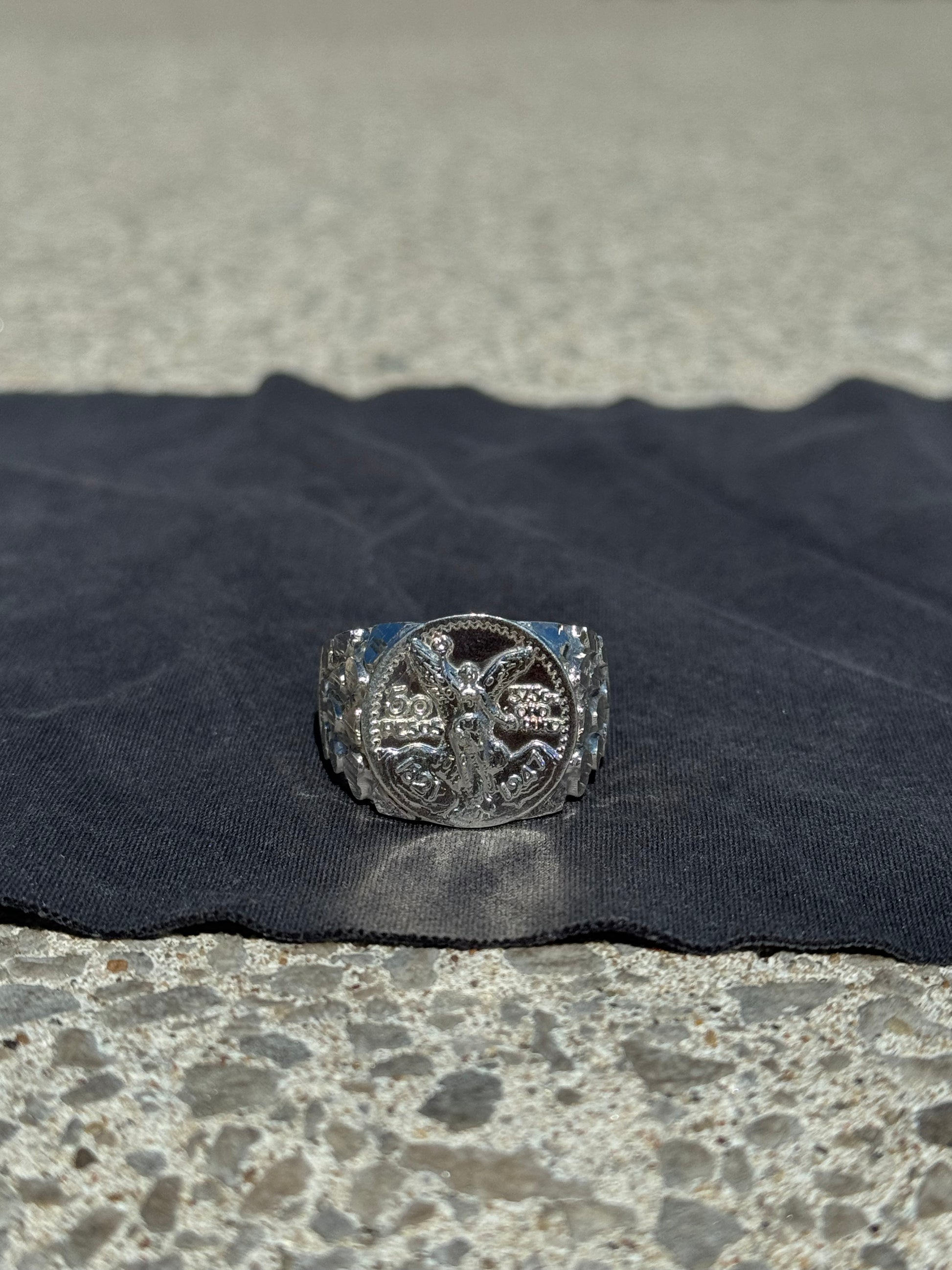 925 Sterling Silver Centenario Nugget Ring - Multiple Sizes Available 5 to 16