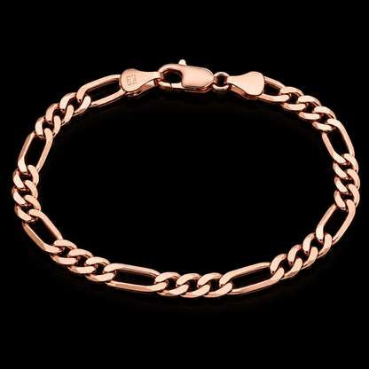 925 Sterling Silver 20MM Figaro Chain & Bracelet